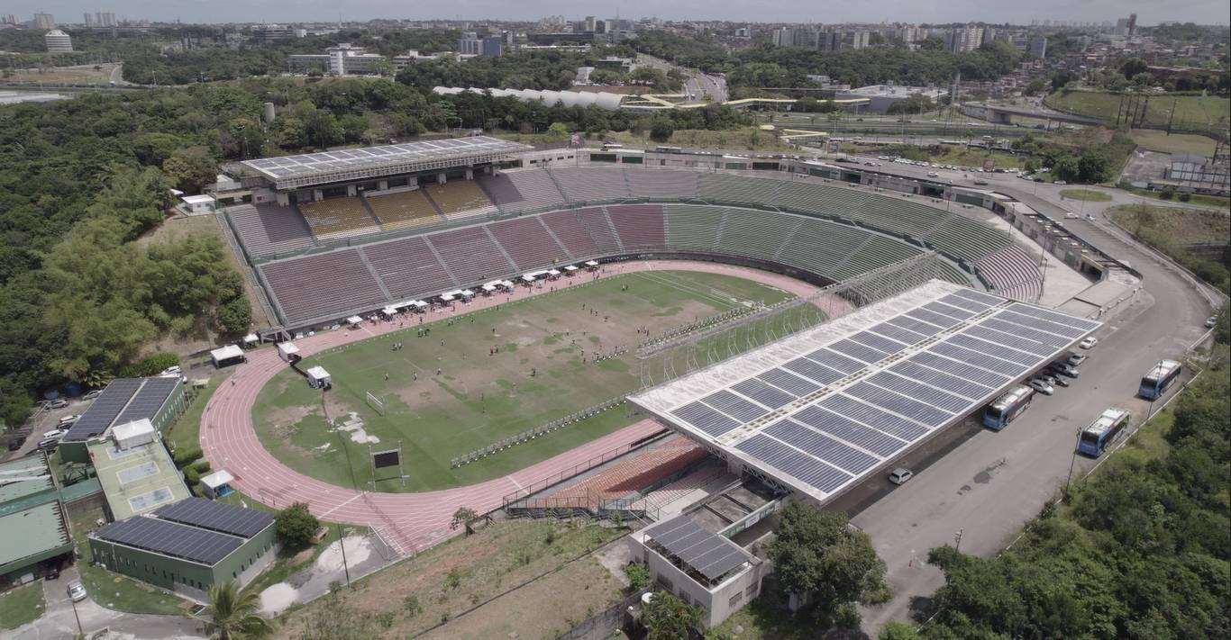 Fechado para torcida, Pituaçu tem aumento de 14.000% com custo de energia elétrica