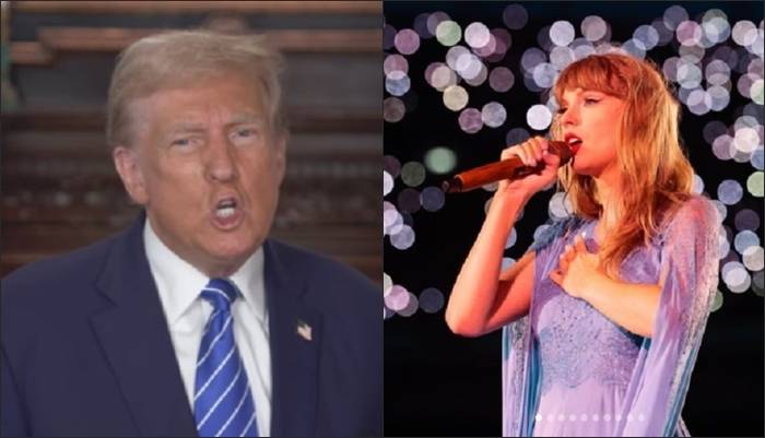 "EU ODEIO TAYLOR SWIFT!", diz Trump depois que artista declarou apoio a Kamala Harris