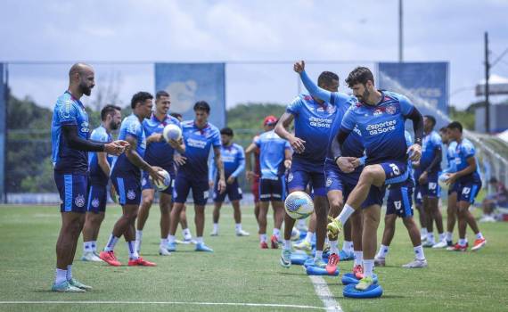 Bahia volta aos treinos na preparação para enfrentar o Cruzeiro pelo Brasileirão