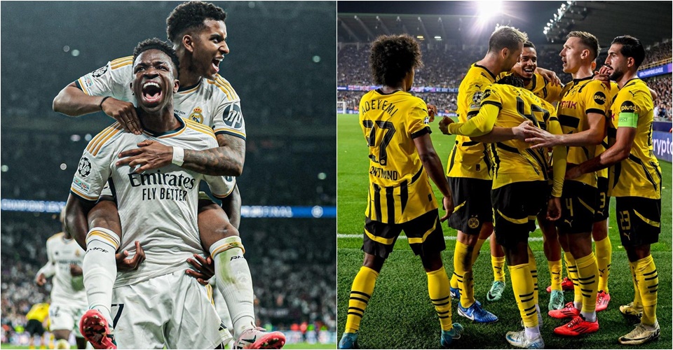 Real Madrid e Borussia Dortmund se enfrentam na tela da Aratu pela Champions