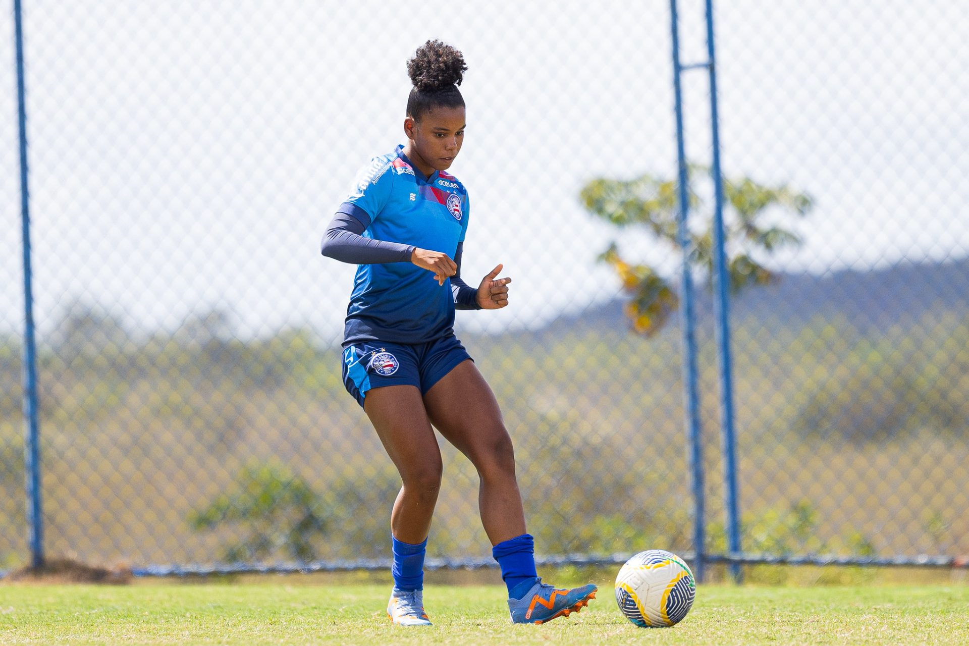 Mulheres de Aço fazem último treino antes da primeira final do Baianão Feminino